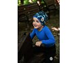 Dětská čepice Little Angel podšitá Outlast® - dinosauři/modrá royal 4