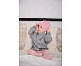 Dětská čepice Little Angel natahovací smyk Outlast® Myšky - sv. starorůžová 5