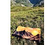 Funkční čelenka dvouvrstvá Drexiss s fleecem Sunset Yellow - zateplená 3