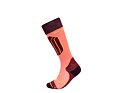 Dětské funkční podkolenky na lyže s merinem Devold Alpine Kid sock beetroot
