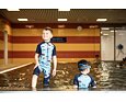 Dětská neoprenová kombinéza AquaKiddo neoprene wetsuit Cars - modrá 2