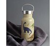 Dětská nerezová termo lahev A Little Lovely Company s brčkem 350 ml dinosauři 6