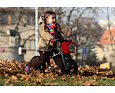 Dětský košík na odrážedlo FirstBIKE červený 6