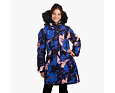 Dívčí zimní kabát Huppa Vivian 2 parka blue pattern