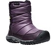 Dětské zimní boty Keen Puffrider WP sněhule - black plum/daiquiri green 5