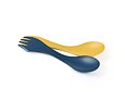 Cestovní příbor Light my fire pro leváky Spork lefty 2-pack mustyyellow/hazyblue
