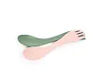 Dětský cestovní příbor Light my fire Swedish Spork little 2-pack sandygreen/dustypink
