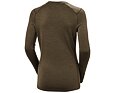 Dámské funkční tričko s merinem Helly Hansen Lifa Merino Midweight Gra Crew - sepia houndstooth aop 6