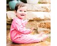 Dětský neoprenový UV overal Splash About Pink Dotty 5