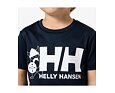 Dětské funkční UV tričko Helly Hansen K Tech Graphic krátký rukáv - navy 4