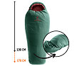 Dětský rostoucí spací pytel Deuter Starlight Pro seagreen-redwood do 170 cm
