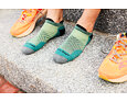 Kotníkové funkční ponožky s merinem Darn tough Run No Show Tab Ultra-Lightweight With Cushion - teal 6