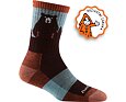 Funkční ponožky s merinem Darn Tough Bear Town Lightweight with Cushion - burgundy